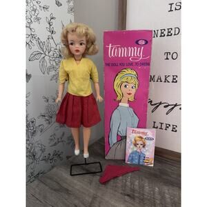 Vintage 1962 Ideal Tammy Doll BS-12 1 Original Box & Original Jumper Platinum